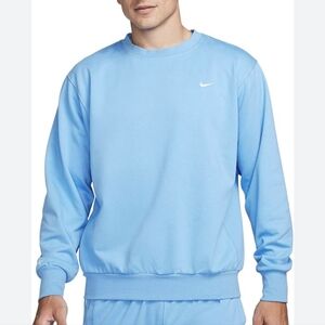 Nike Club French Terry Swoosh crewneck Pullover Sweatshirt